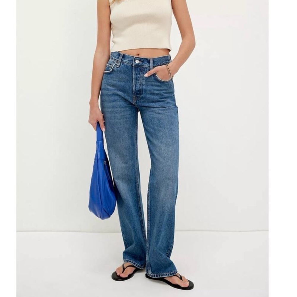 NWT Free People We The Free Holly Bootcut Jeans Blue 26
